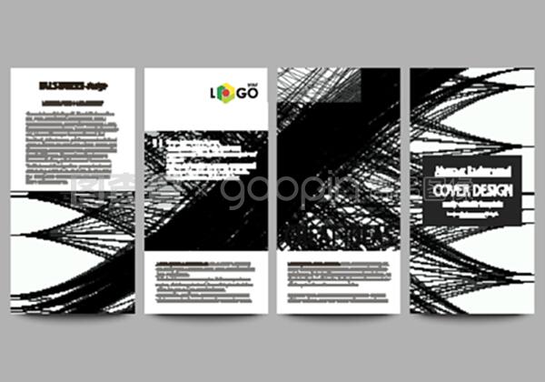 現(xiàn)代商業(yè)傳單模板 抽象運動設計賦能計算機軟件技術開發(fā)